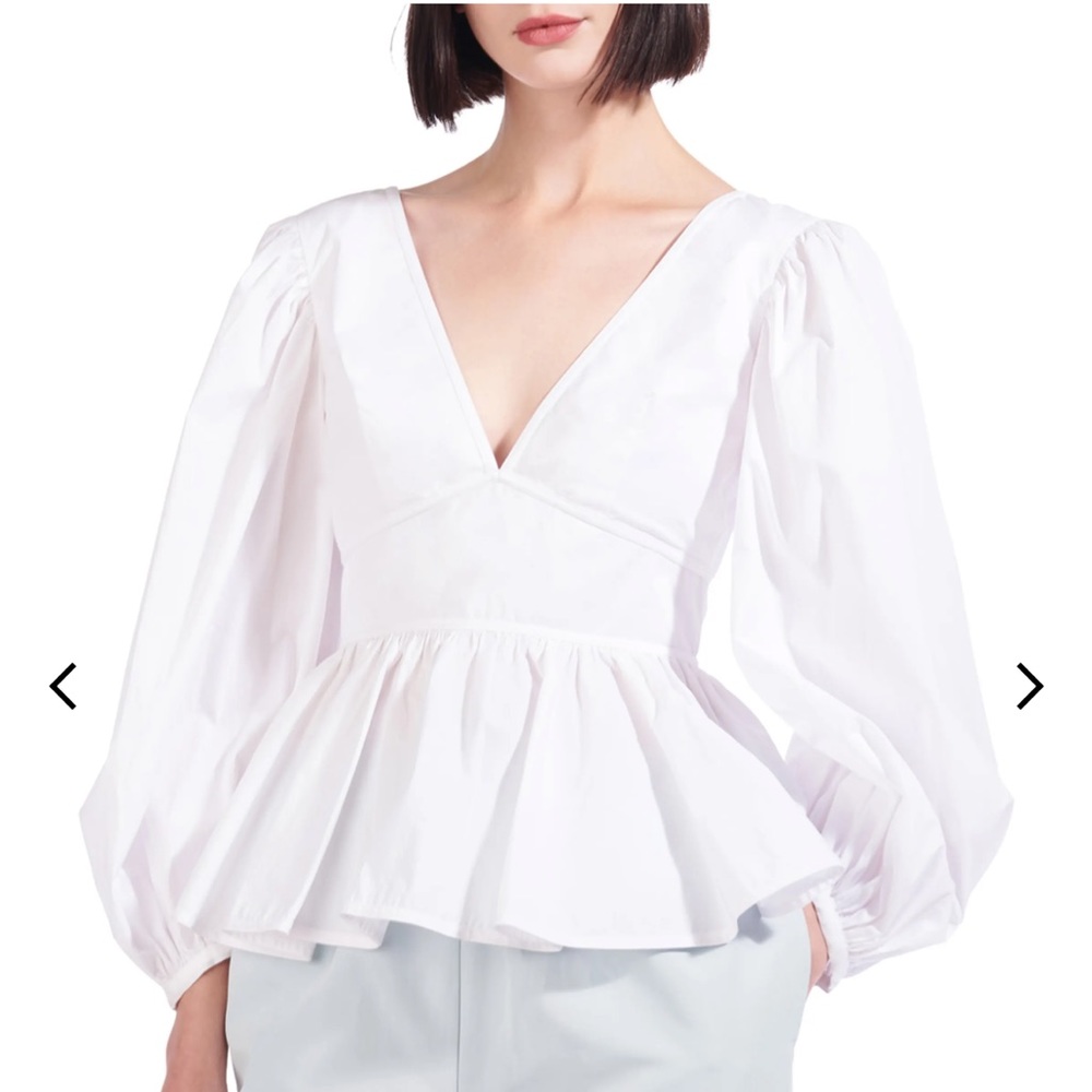 STAUD size 0 peplum top